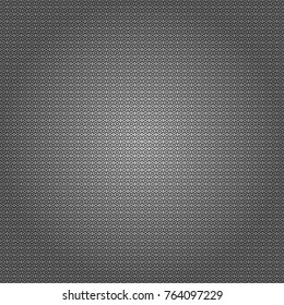 Abstract seamless pattern of a plurality stylized elements in white, gray and black colors. Vector textured background.