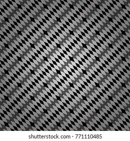 Abstract seamless pattern of a plurality stylized elements in gray, black and white colors. Vector textured background.