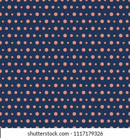 Abstract Seamless Pattern with Points. Geometric Modern Background.