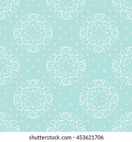 Abstract seamless pattern of Powder Blue color for wallpapers and background.