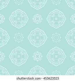 Abstract seamless pattern of Powder Blue color for wallpapers and background.
