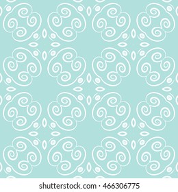 Abstract seamless pattern of Powder Blue color for wallpapers and background.