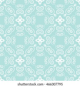 Abstract seamless pattern of Powder Blue color for wallpapers and background.