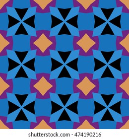 Abstract seamless pattern. Print, cloth design, wallpaper. Vector illustration.