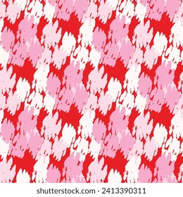 Abstract Seamless Pattern Print. Creative Texture. Hand Drawn Brush Strokes.