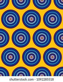 Abstract seamless pattern for printing on paper and textiles.