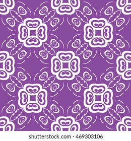 Abstract seamless pattern of Purple color for wallpapers and background.