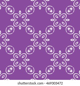 Abstract seamless pattern of Purple color for wallpapers and background.