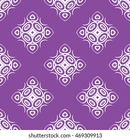 Abstract seamless pattern of Purple color for wallpapers and background.