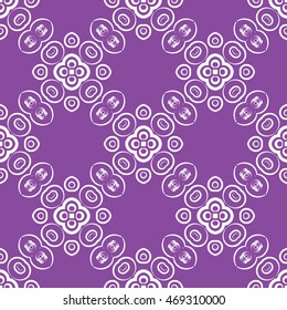 Abstract seamless pattern of Purple color for wallpapers and background.