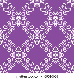 Abstract seamless pattern of Purple color for wallpapers and background.