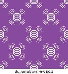 Abstract seamless pattern of Purple color for wallpapers and background.