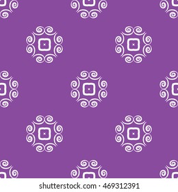 Abstract seamless pattern of Purple color for wallpapers and background.