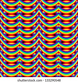 abstract seamless pattern in rainbow colors for your design