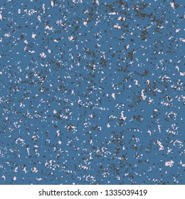 Abstract seamless pattern with random ink spatter shapes. Pink, grey and smoky blue vector illustration.