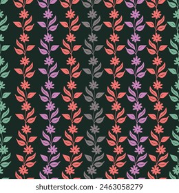 Abstract seamless pattern with randomly bright colored overlapping circles, dots. Abstract background with little