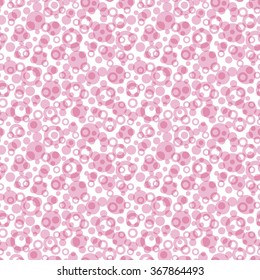 Abstract seamless pattern with randomly dots. Abstract background with little circles. Vector illustration.