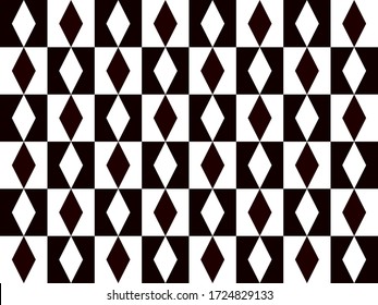 Abstract Seamless Pattern. Seamless Pattern with rectangle.  black and white rectangle Pattern . Vector illustration