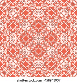 Abstract seamless pattern of red color for wallpapers and background.