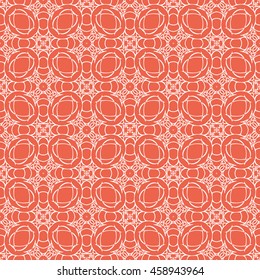 Abstract seamless pattern of red color for wallpapers and background.