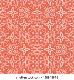 Abstract seamless pattern of red color for wallpapers and background.