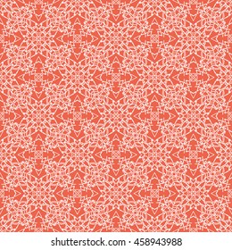 Abstract seamless pattern of red color for wallpapers and background.