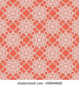 Abstract seamless pattern of red color for wallpapers and background.