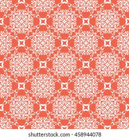 Abstract seamless pattern of red color for wallpapers and background.