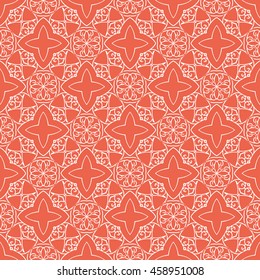 Abstract seamless pattern of red color for wallpapers and background.