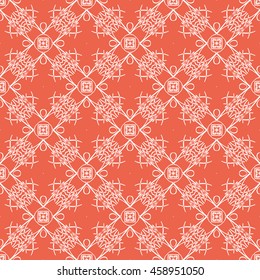Abstract seamless pattern of red color for wallpapers and background.