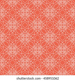 Abstract seamless pattern of red color for wallpapers and background.