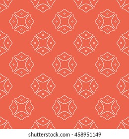 Abstract seamless pattern of red color for wallpapers and background.