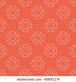 Abstract seamless pattern of red color for wallpapers and background.