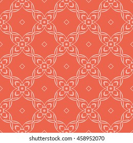 Abstract seamless pattern of red color for wallpapers and background.