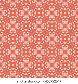 Abstract seamless pattern of red color for wallpapers and background.