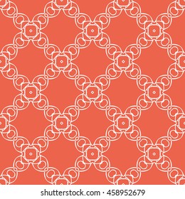 Abstract seamless pattern of red color for wallpapers and background.