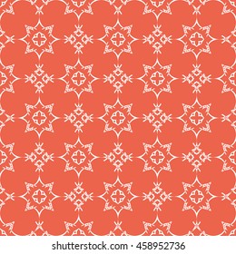 Abstract seamless pattern of red color for wallpapers and background.