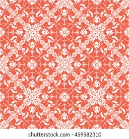 Abstract seamless pattern of red color for wallpapers and background.