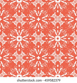 Abstract seamless pattern of red color for wallpapers and background.