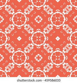 Abstract seamless pattern of red color for wallpapers and background.