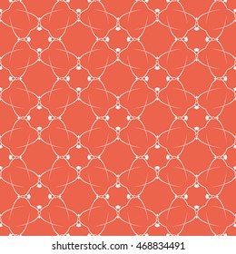Abstract seamless pattern of red color for wallpapers and background.