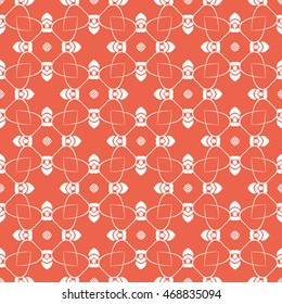 Abstract seamless pattern of red color for wallpapers and background.