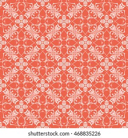 Abstract seamless pattern of red color for wallpapers and background.