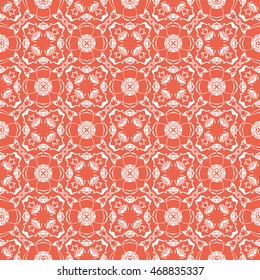 Abstract seamless pattern of red color for wallpapers and background.