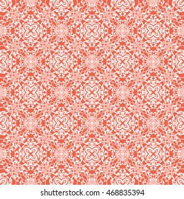 Abstract seamless pattern of red color for wallpapers and background.