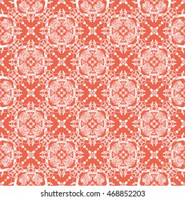 Abstract seamless pattern of red color for wallpapers and background.