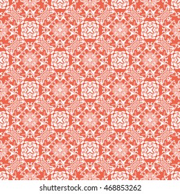 Abstract seamless pattern of red color for wallpapers and background.