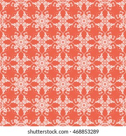Abstract seamless pattern of red color for wallpapers and background.