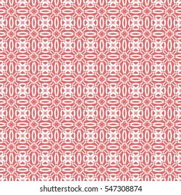Abstract seamless pattern of Red color for wallpapers and background.