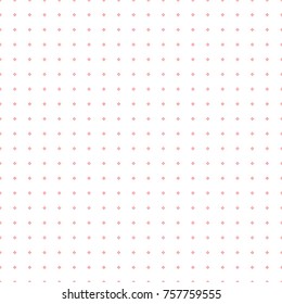 Abstract seamless pattern with red outline crosses on white background. Modern Swiss design in bauhaus style. Good idea for textile, wallpaper, shopping poster, wrapping paper. Vector illustrations